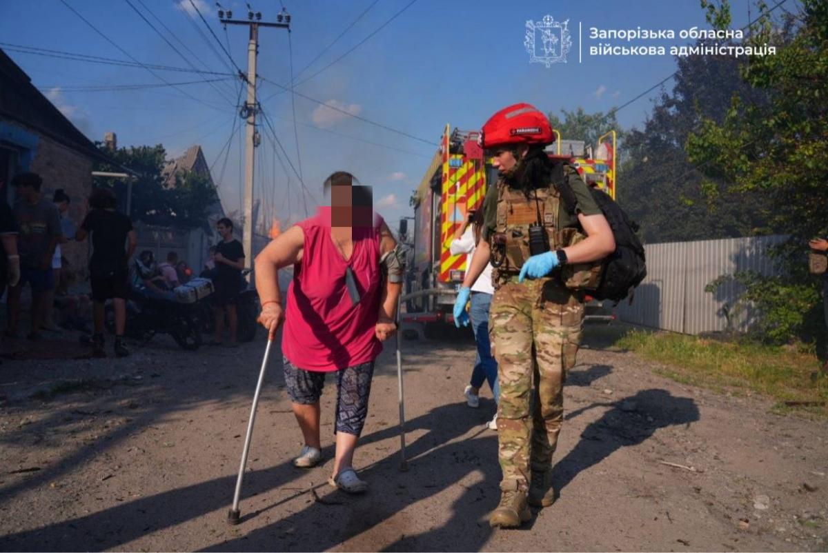 Наслідки ударів по Запоріжжю 30 червня