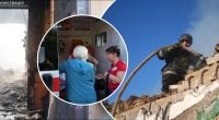 Дроны ударили по Запорожью: в горящем доме погибла женщина, ранен ребенок