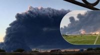 Дим видно за кілометри: у Краснодарському краї після атаки дронів масштабно палає НПЗ