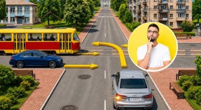 Каждый второй водитель ошибается: тест по ПДД с нерегулируемым перекрестком