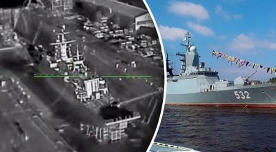 Сили оборони влупили по кораблю РФ "Бойкий" у Санкт-Петербурзі - деталі