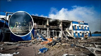 Дрони РФ вдарили по молокозаводу під Києвом: під завалами шукають тих, хто вижив