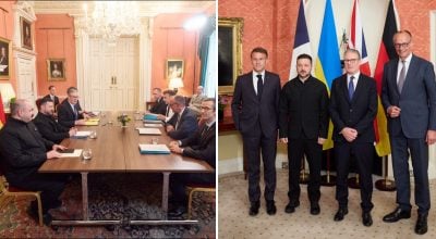 Зеленский в Лондоне встретился с лидерами "евротройки": названы пять условий мира