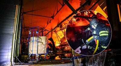 'Шахед' влучив у хаб 'Укрпошти': виникла пожежа, частина посилок знищена