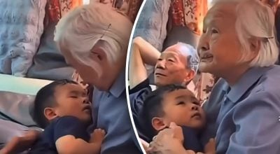 бабушка убаюкивает внука бабушка убаюкивает внука