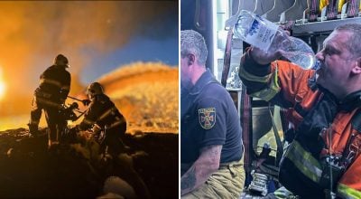 Вогонь охопив величезну територію: під Києвом — потужна пожежа після атаки дронів