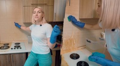 Перед началом уборки стоит определить материал кухонного фартука Перед началом уборки стоит определить материал кухонного фартука