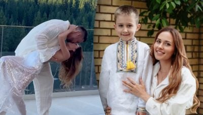 Виїхала з України з бойфрендом та сином: Денисенко з'явилася за кордоном