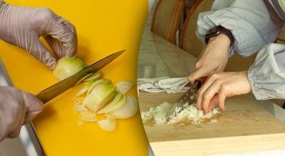 Кухонные лайфхаки: как правильно резать лук, чтобы не выделялись слёзы