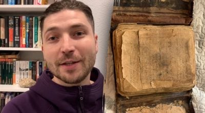 Мужчина рассказал, что наткнулся на книгу, когда разбирал вещи своего отца Мужчина рассказал, что наткнулся на книгу, когда разбирал вещи своего отца