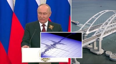Кримський міст, Путін, землетрус 