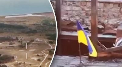 На Кинбурнской косе подняли сине-желтый флаг, оккупанты убегают - ВСУ