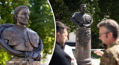 "На знак подяки": у Києво-Печерській лаврі встановили погруддя Івану Мазепі