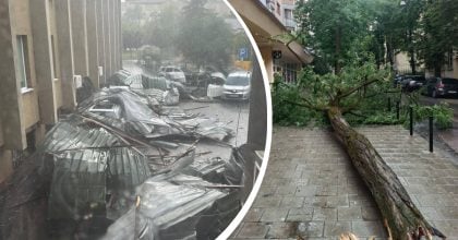 Блискавка влучила у 6-річну дівчинку: що відомо про наслідки негоди у Львові
