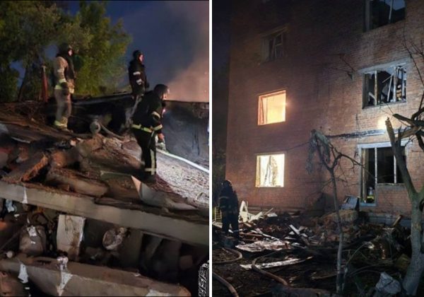 РФ массированно ударила по Харькову: повреждены многоэтажки, есть раненые