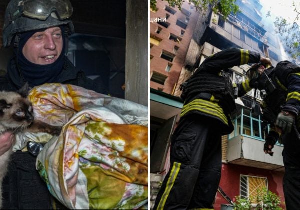 Росія атакувала Херсон дронами: загорілася багатоповерхівка, загинули люди