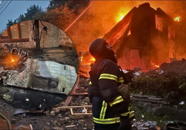 На Київщині горять будинки та склади, є поранені: наслідки нічного удару Росії
