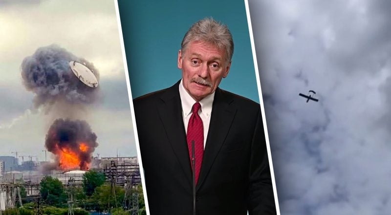 У Путина впервые отреагировали на удары по Москве и пригрозили Украине