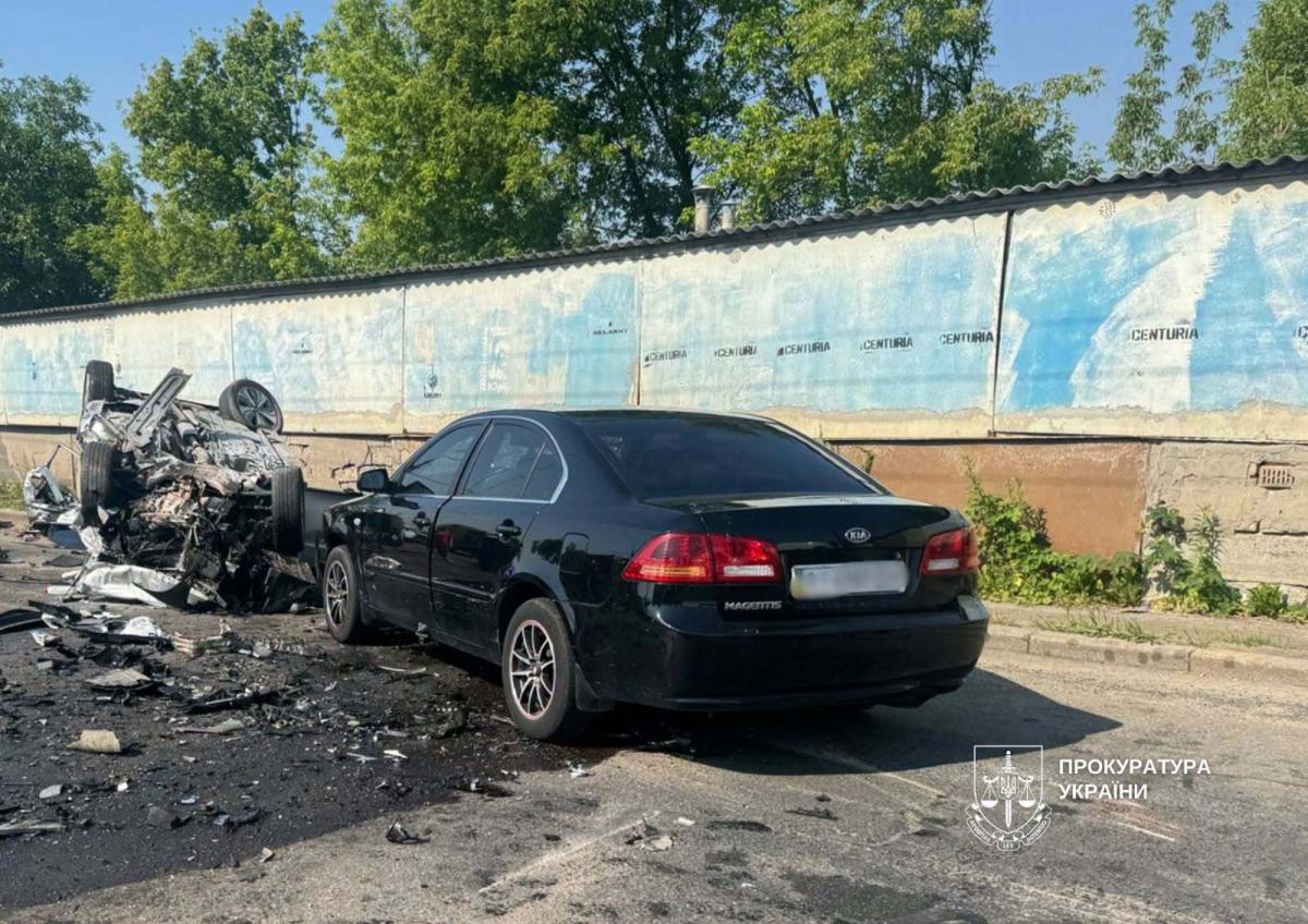 Наслідки смертельної ДТП в Києві 30 червня Наслідки смертельної ДТП в Києві 30 червня