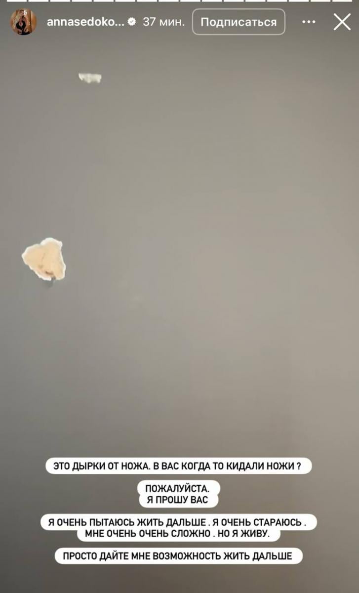 Седокова звинуватила колишнього чоловіка в насильстві Седокова звинуватила колишнього чоловіка в насильстві