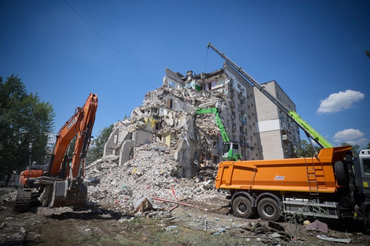 Наслідки удару по Києву 2 липня Наслідки удару по Києву 2 липня