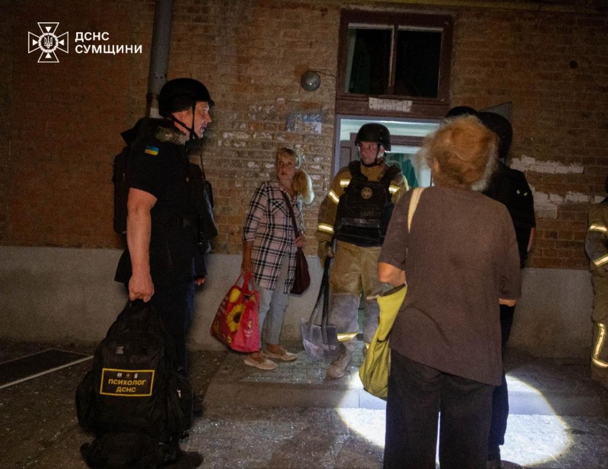 Наслідки удару по Сумах