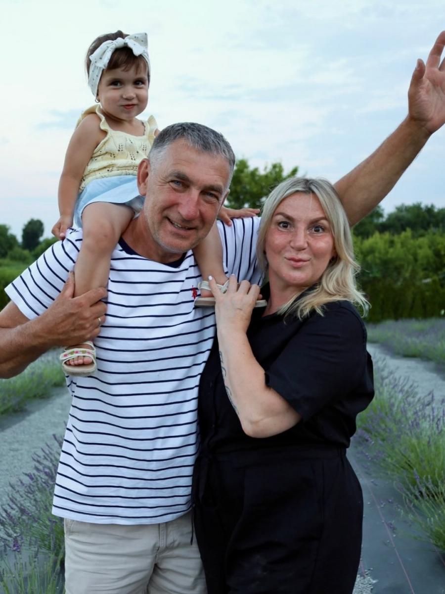 Інна Білоконь із чоловіком