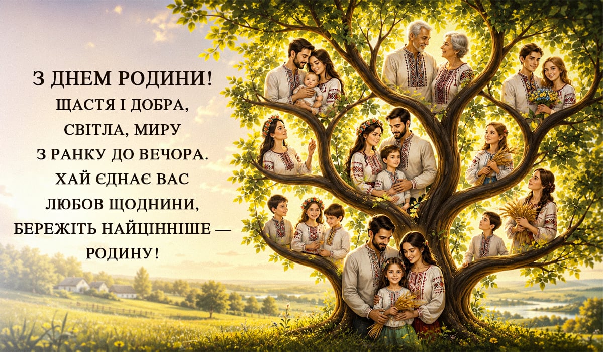 Привітання з днем сім'ї картинки Привітання з днем сім'ї картинки