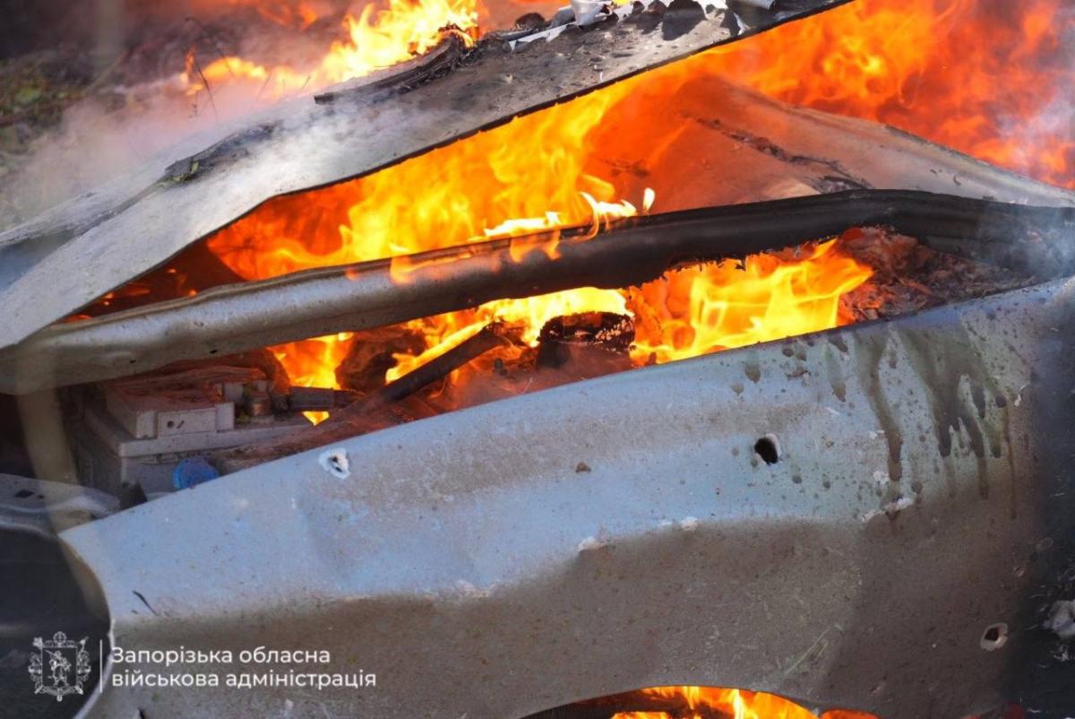Наслідки удару по Запоріжжю 10 липня Наслідки удару по Запоріжжю 10 липня