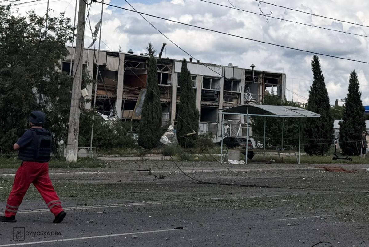 Последствия удара по Сумам