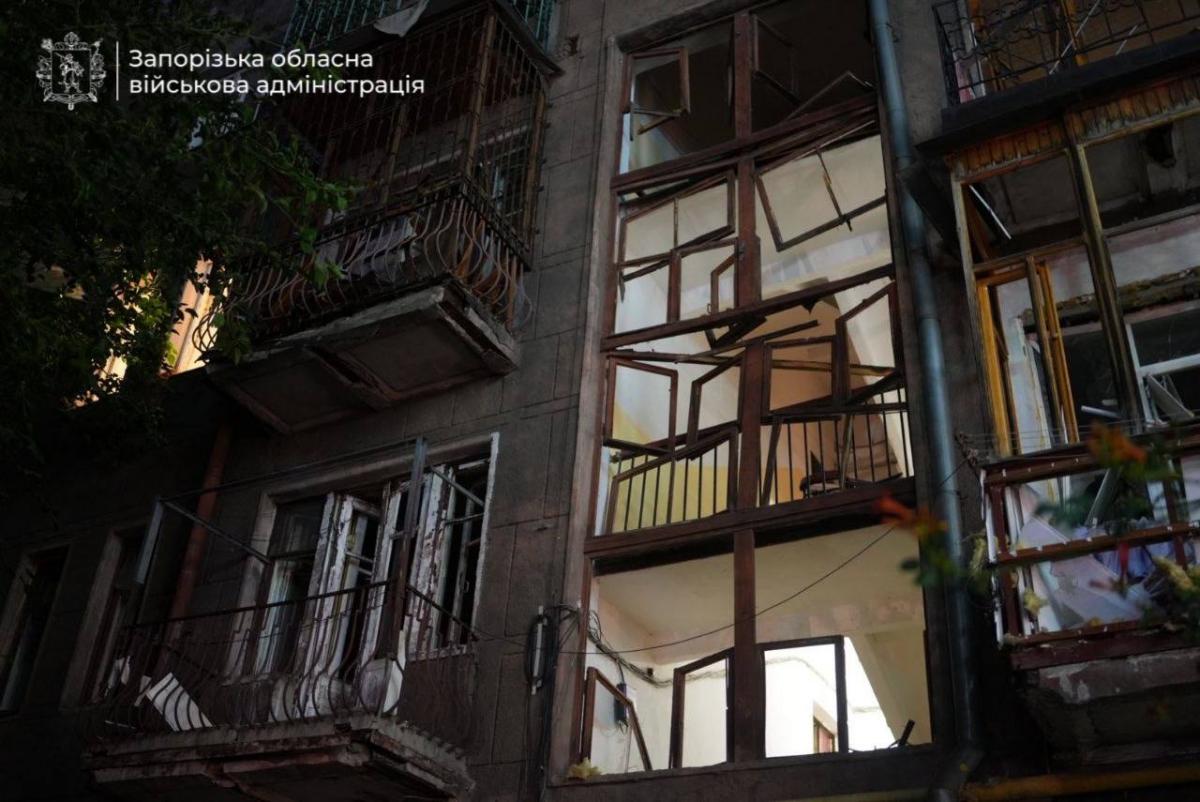 Наслідки атаки на Запоріжжя 12 липня Наслідки атаки на Запоріжжя 12 липня