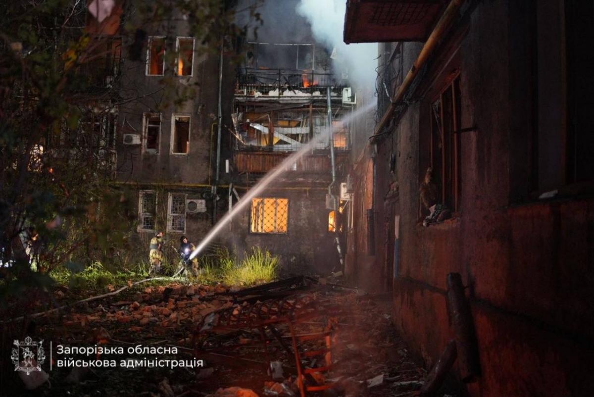 Наслідки атаки на Запоріжжя 12 липня Наслідки атаки на Запоріжжя 12 липня