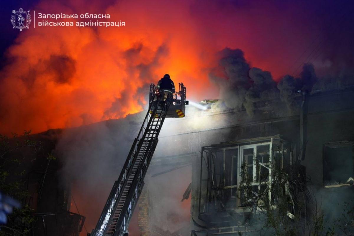 Наслідки атаки на Запоріжжя 12 липня Наслідки атаки на Запоріжжя 12 липня