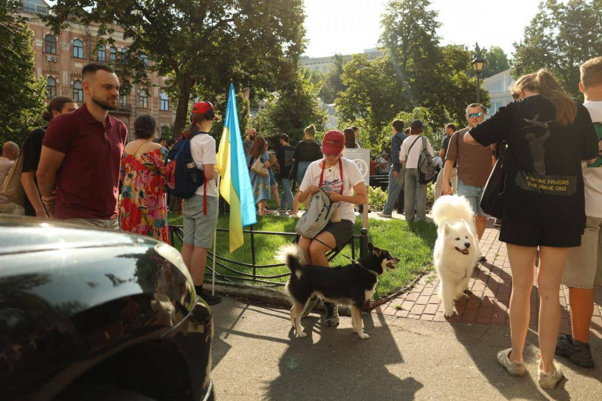 Акция в поддержку Федорова в Киеве