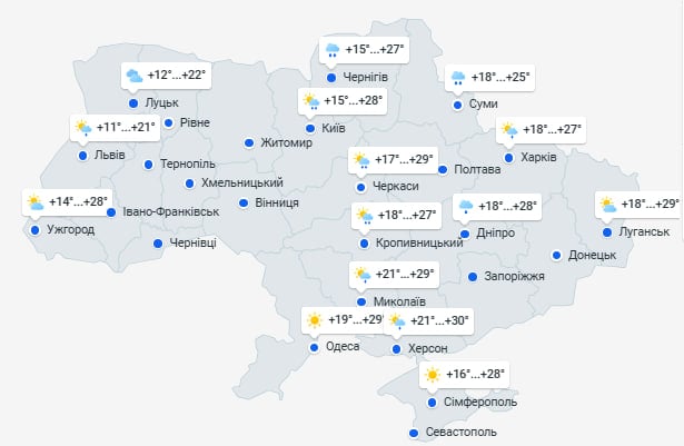 Україну заллє дощами, здійметься вітер: синоптик попередила про зміну погоди