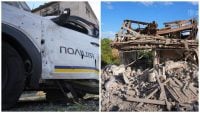 Загинув поліцейський, багато постраждалих: РФ скинула бомби на житлові будинки Запоріжжя