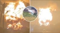 В РФ - взрывы и пожары: дроны ударили по Москве и НПЗ в Ставропольском крае
