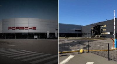 Окупанти завдали удару по автосалону Porsche під Києвом: є постраждалі