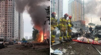 РФ масовано вдарила по Києву: є прильоти по будинках, загиблі та багато поранених