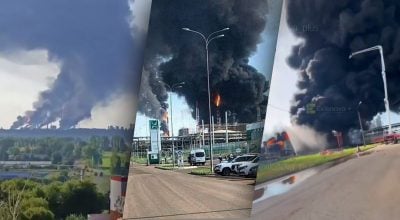Палають НПЗ, танкери, аеродром і мости: Зеленський заявив про відплату Росії Палають НПЗ, танкери, аеродром і мости: Зеленський заявив про відплату Росії