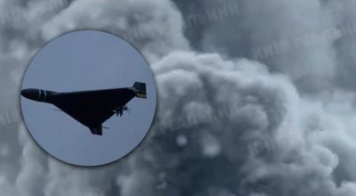 Київ атакують реактивні БПЛА: приліт біля газорозподільної станції