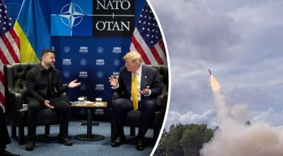 Зеленский, Трамп, ракета Зеленский, Трамп, ракета