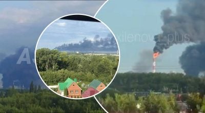 У РФ палають НПЗ, вибухи пролунали одразу у двох регіонах: що відомо