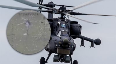 Українські дрони збили російський вертоліт Мі-28: 'Мадяр' показав момент удару Українські дрони збили російський вертоліт Мі-28: 'Мадяр' показав момент удару