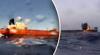Спалахнули танкери, буксири і нафтобаза: Україна потужно атакувала об'єкти РФ