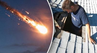 Метеорит, який пробив будинок, виявився "капсулою часу" з інопланетними слідами