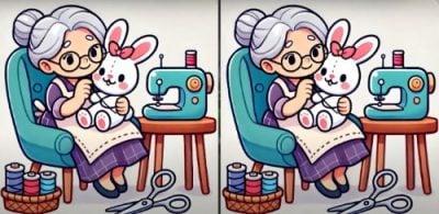 Тест на IQ: потрібно знайти 3 відмінності на картинці жінки з іграшкою за 29 с