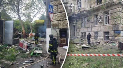 Росія вгатила по центру Одеси ракетами й БПЛА: є поранені