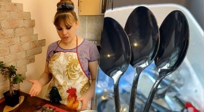 Столові прибори знову засяють: домашня суміш творить дива