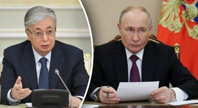 Токаев предложил Путину заморозить войну в Украине Токаев предложил Путину заморозить войну в Украине